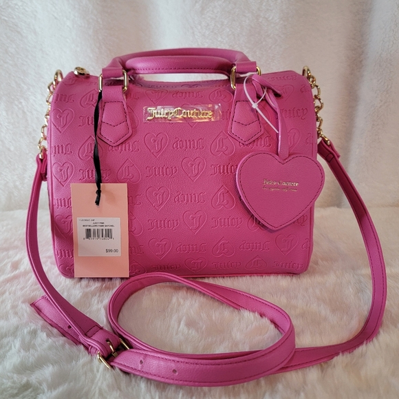 Juicy Couture Handbags - Juicy Couture Pink Bestseller Fame Satchel